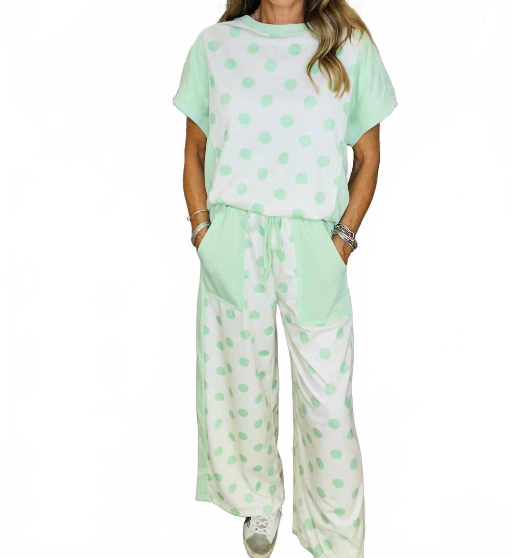 NEW SHEWIN women's the apple set in green
